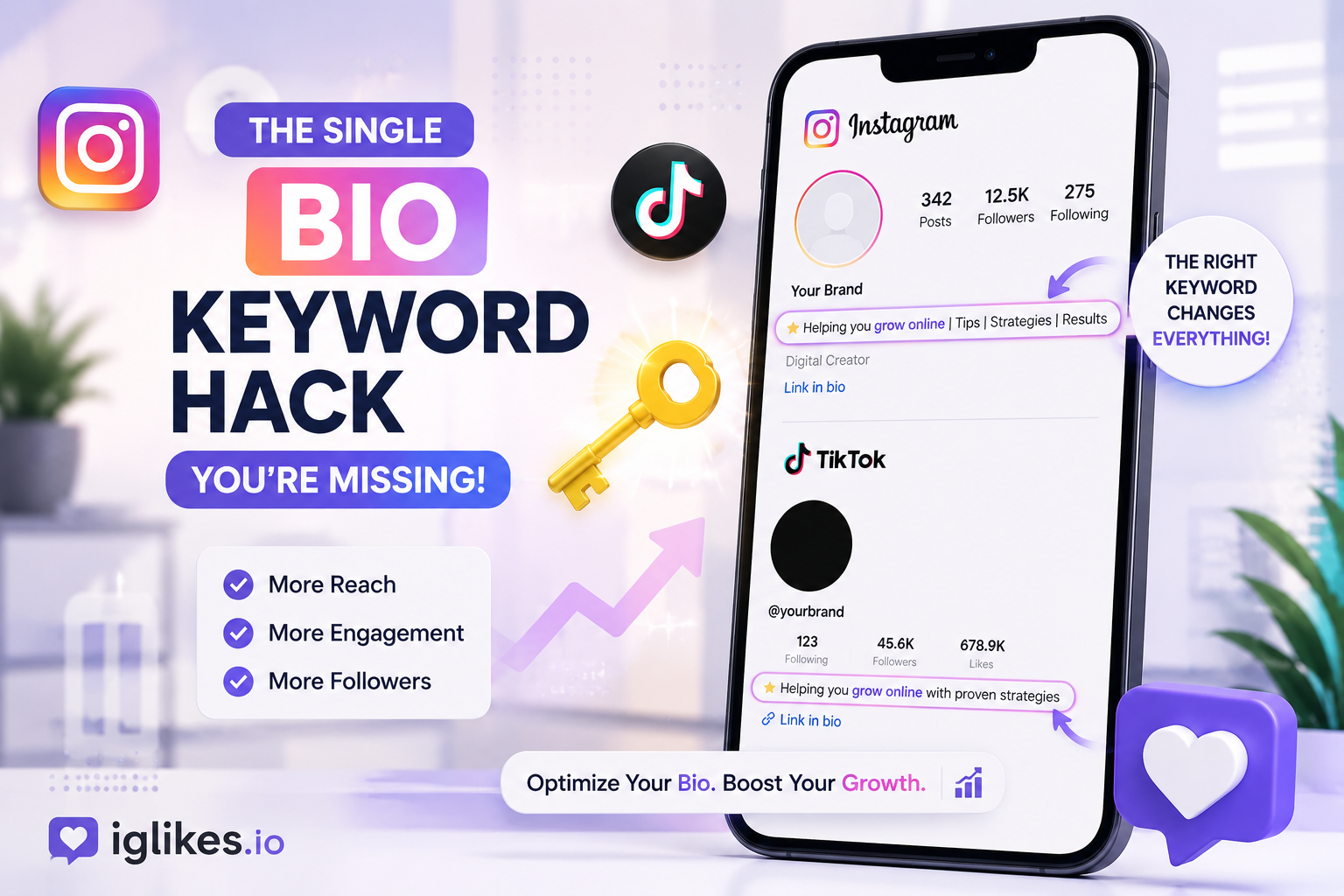 Instagram Bio Optimization Keyword Hack for More Followers